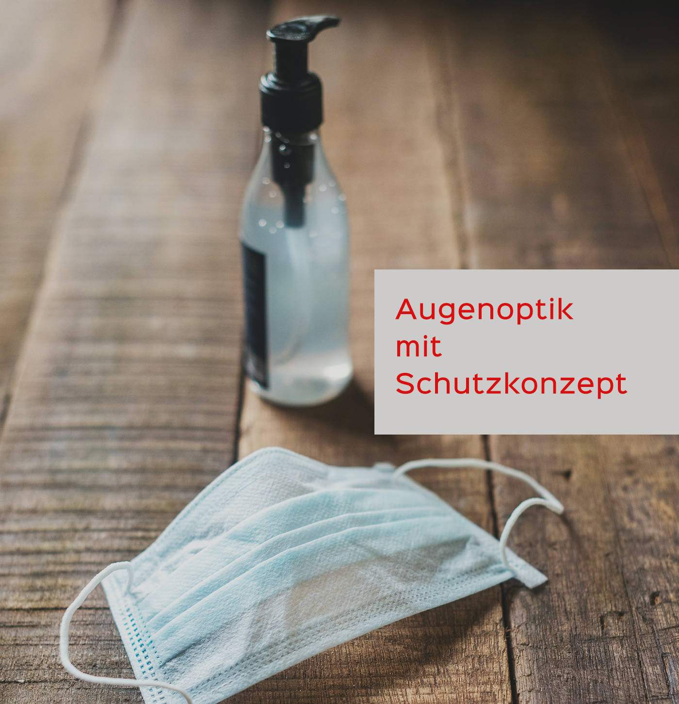 Augenoptik Schutzkonzept